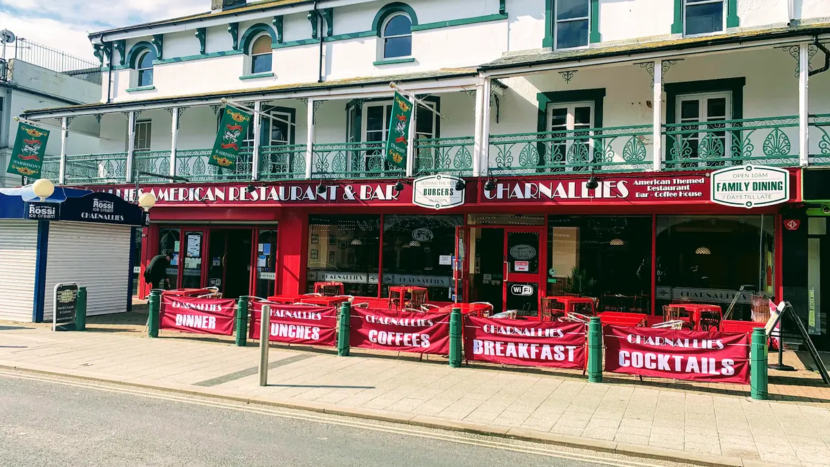 Charnallies Restaurant & Bar — American restaurants in Clacton On Sea