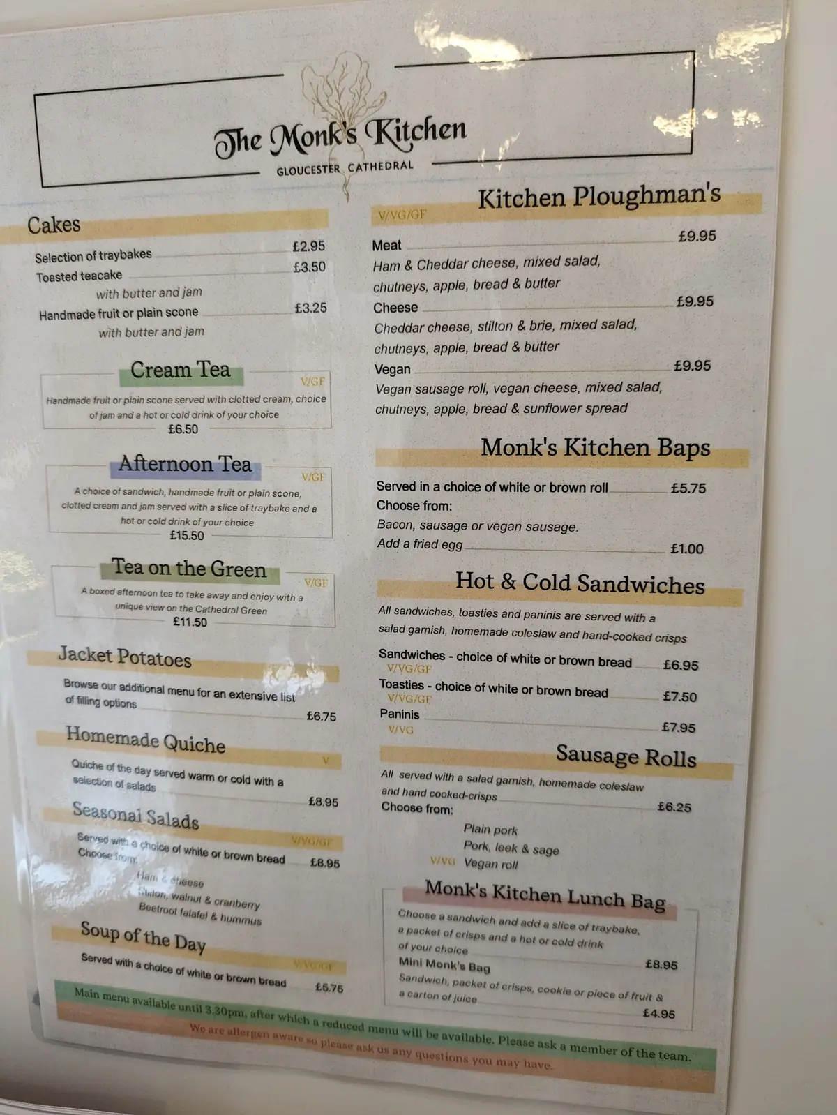The Monk's Kitchen Cafe @ Gloucester Cathedral photo (photo 1 of 3)