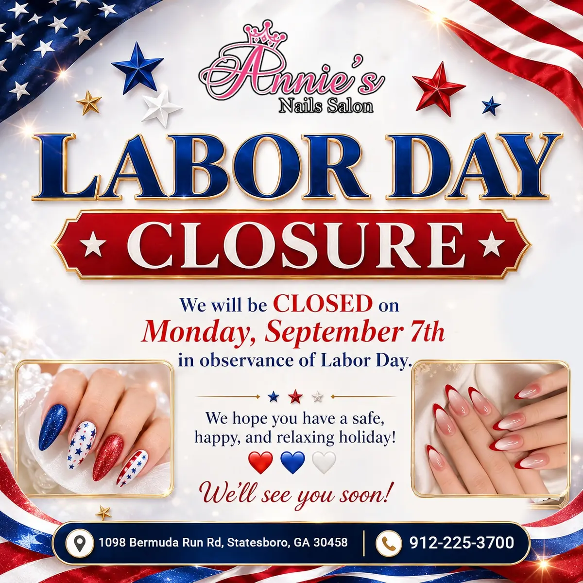 Annie's Nails — Nail Salons in Statesboro