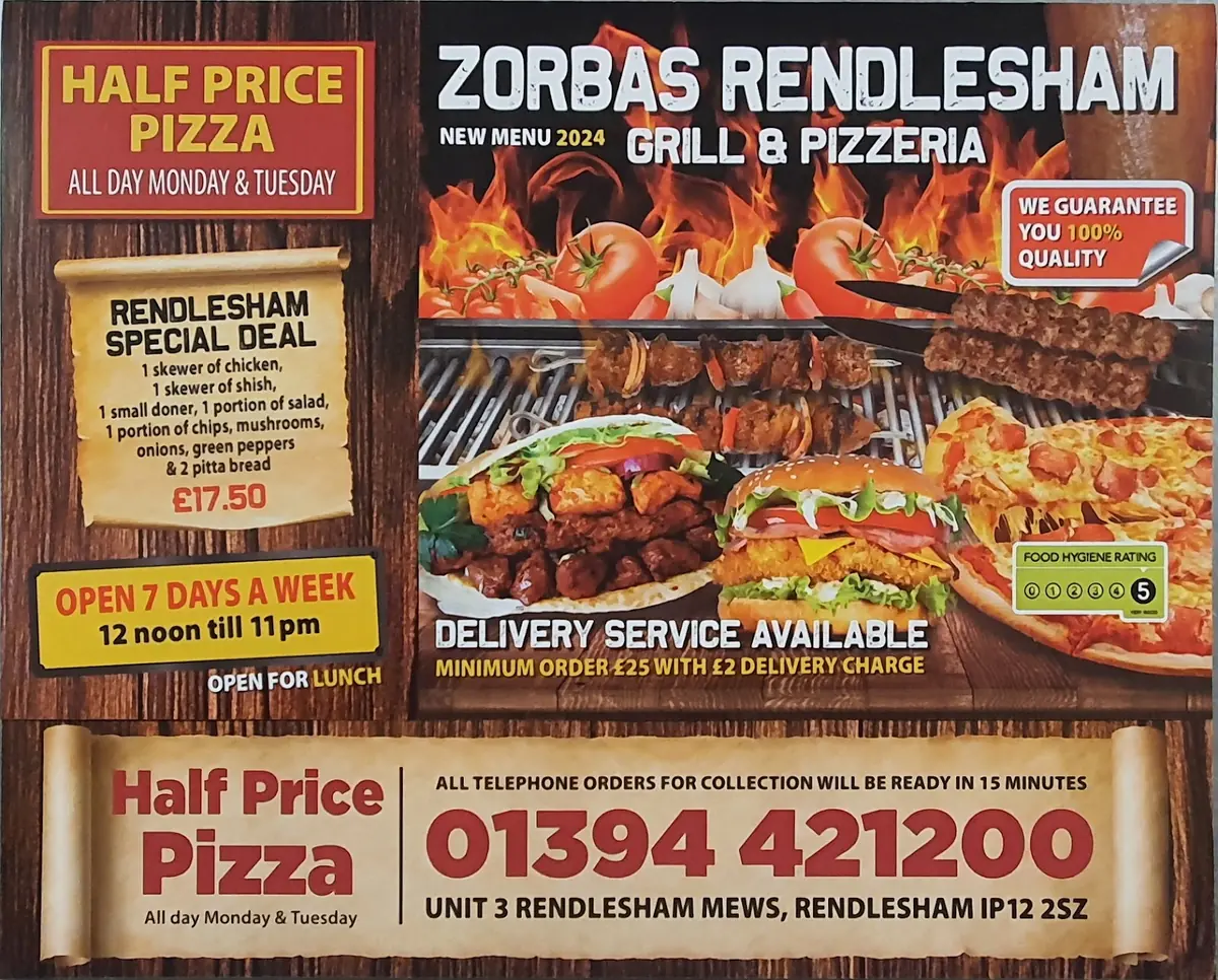 Zorbas kebab and pizza rendlesham photo (photo 2 of 3)