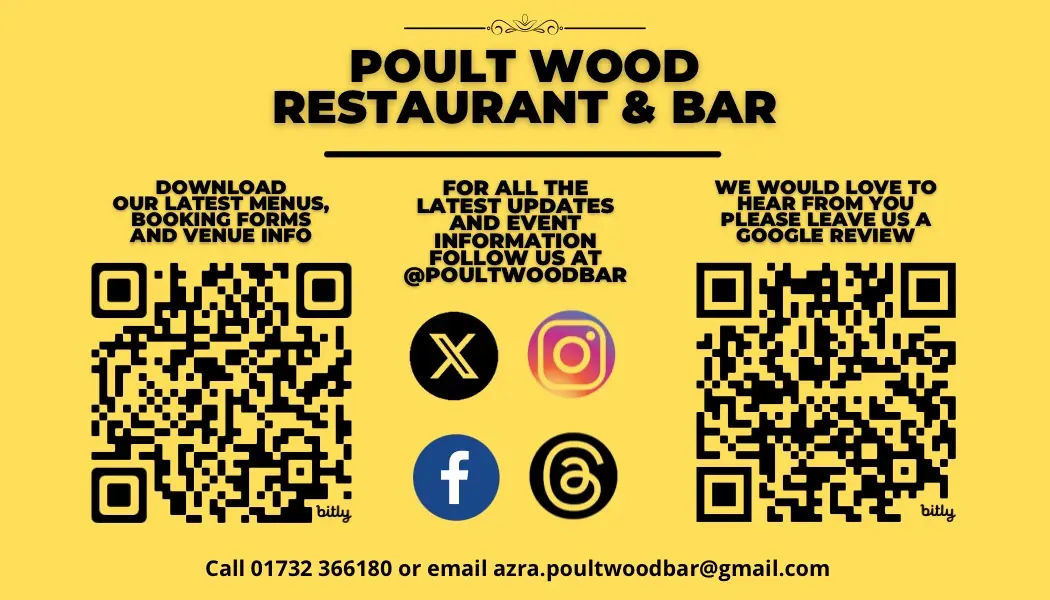 Poult Wood Bar & Restaurant, Higham Lane, Tonbridge, Kent, TN11 9QR photo (photo 2 of 3)