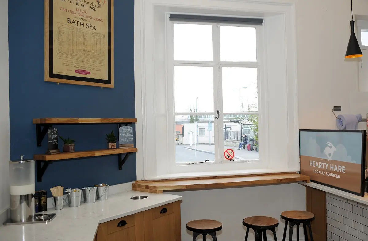 Inside Hearty Hare Cafe, Chippenham