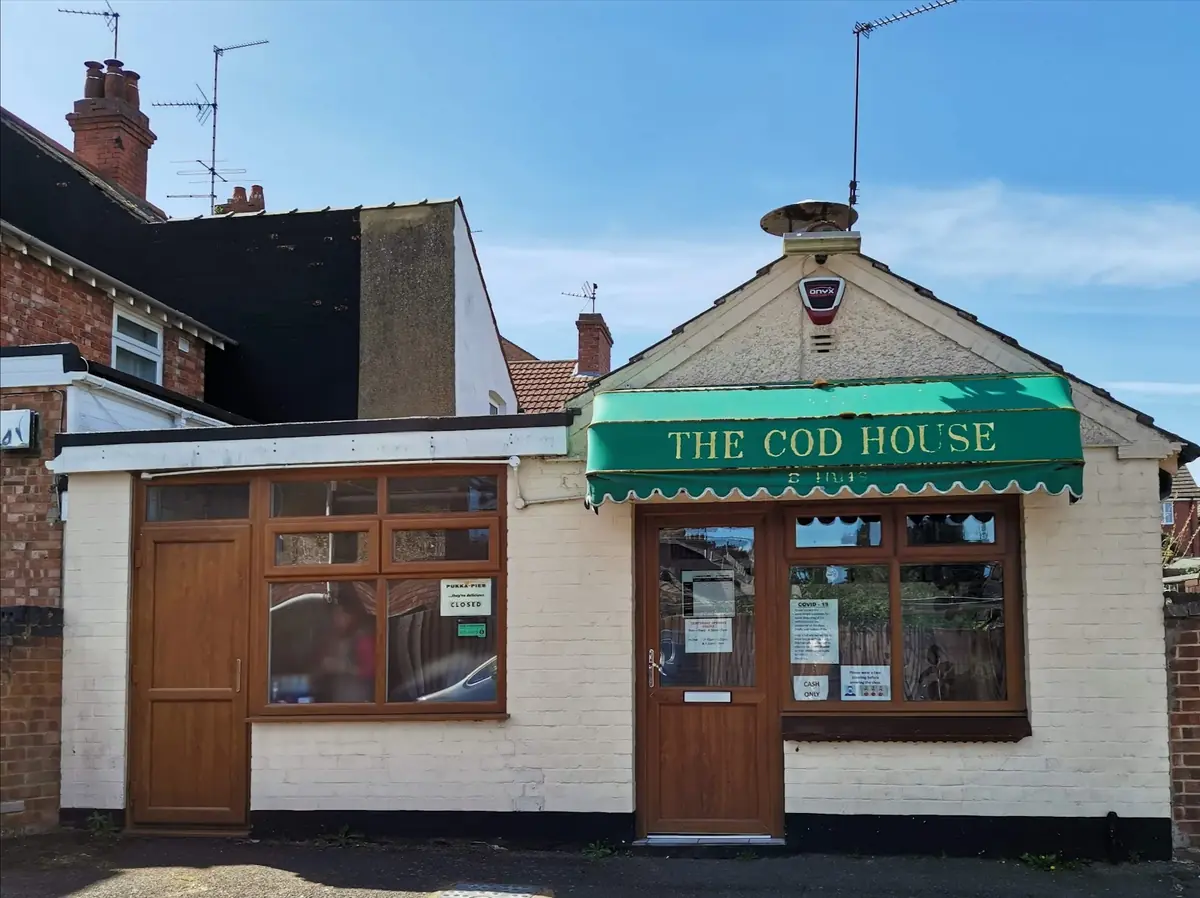 The Cod House. Irchester Rd. Fish and Chip shop — Restaurants in Rushden