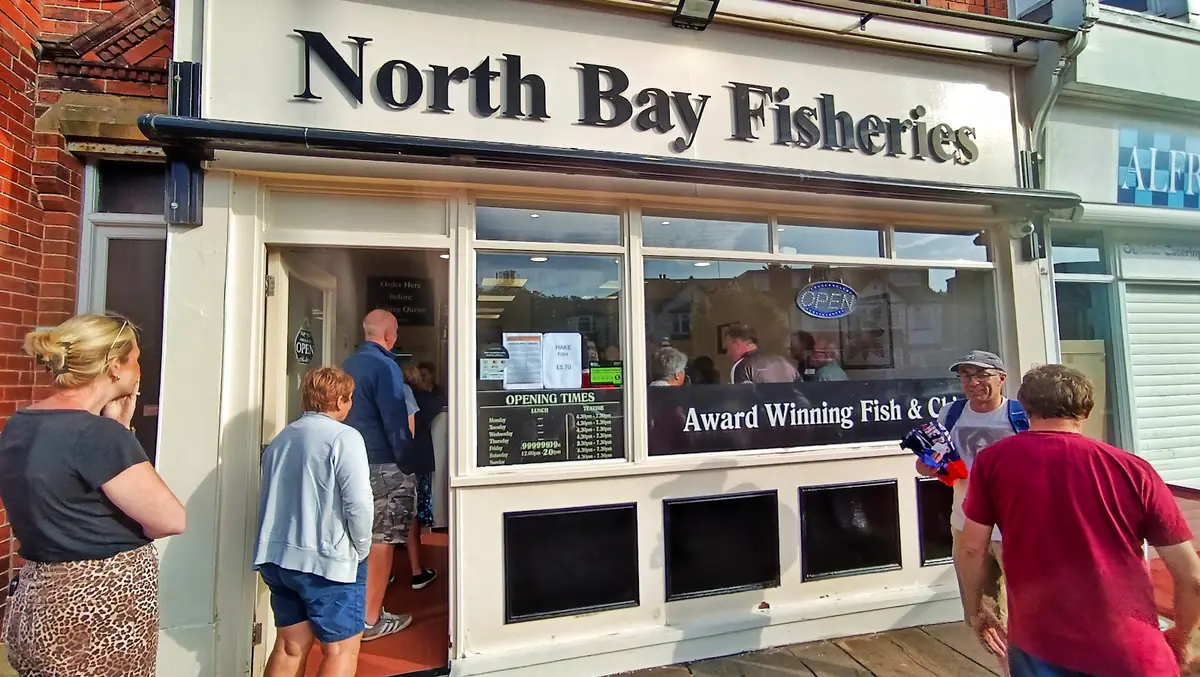 Inside North Bay Fisheries, Scarborough