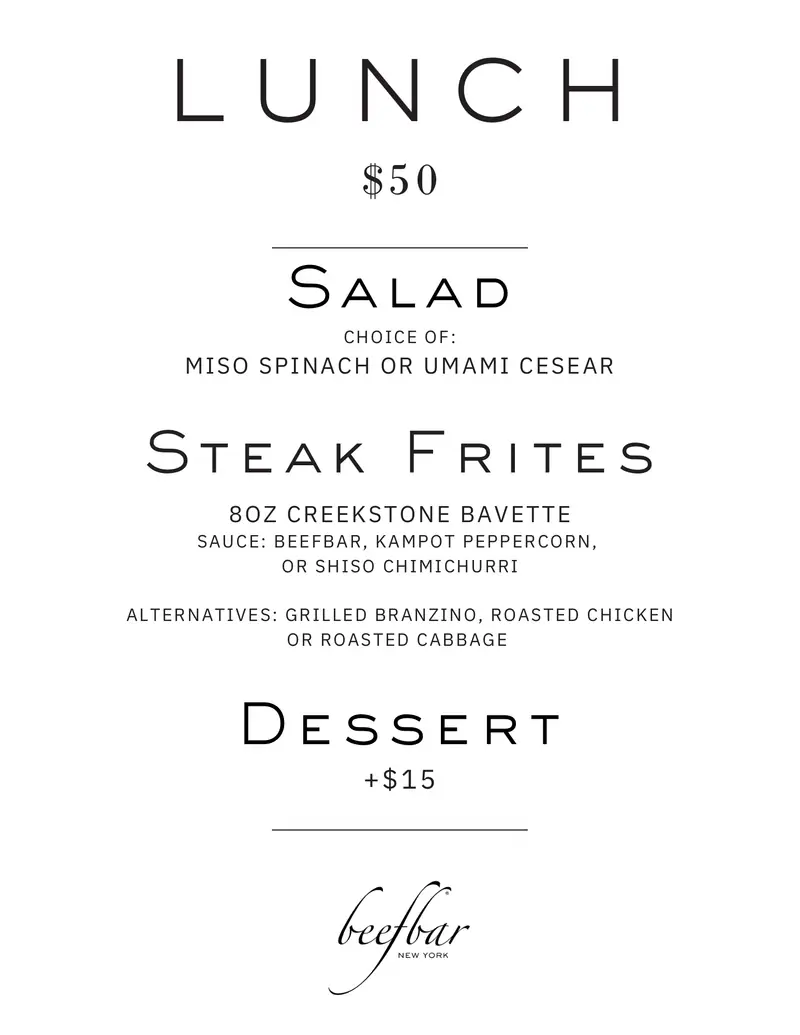 Beefbar New York photo (photo 1 of 3)