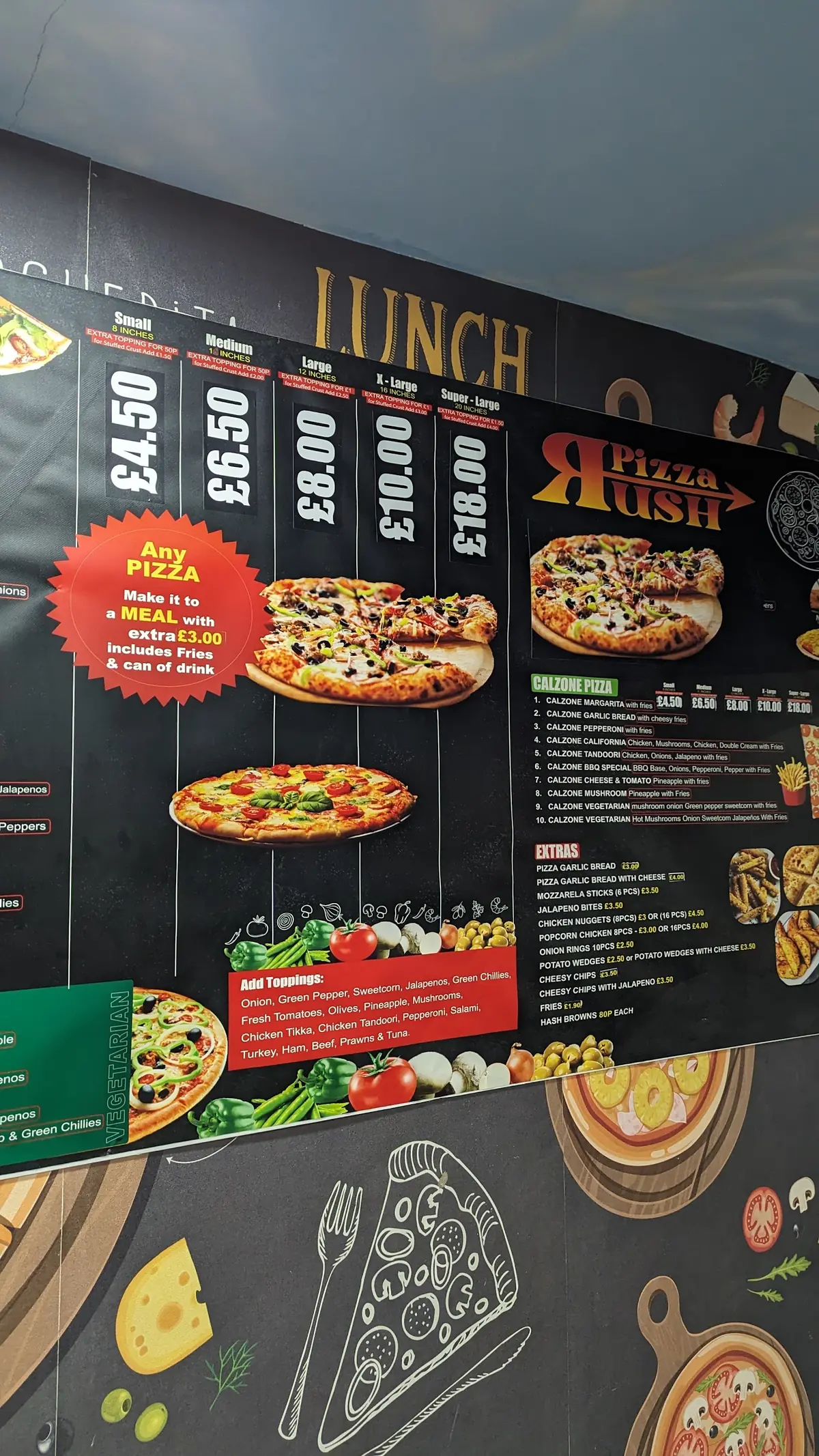 Pizza Rush — Pizza restaurants in Coventry