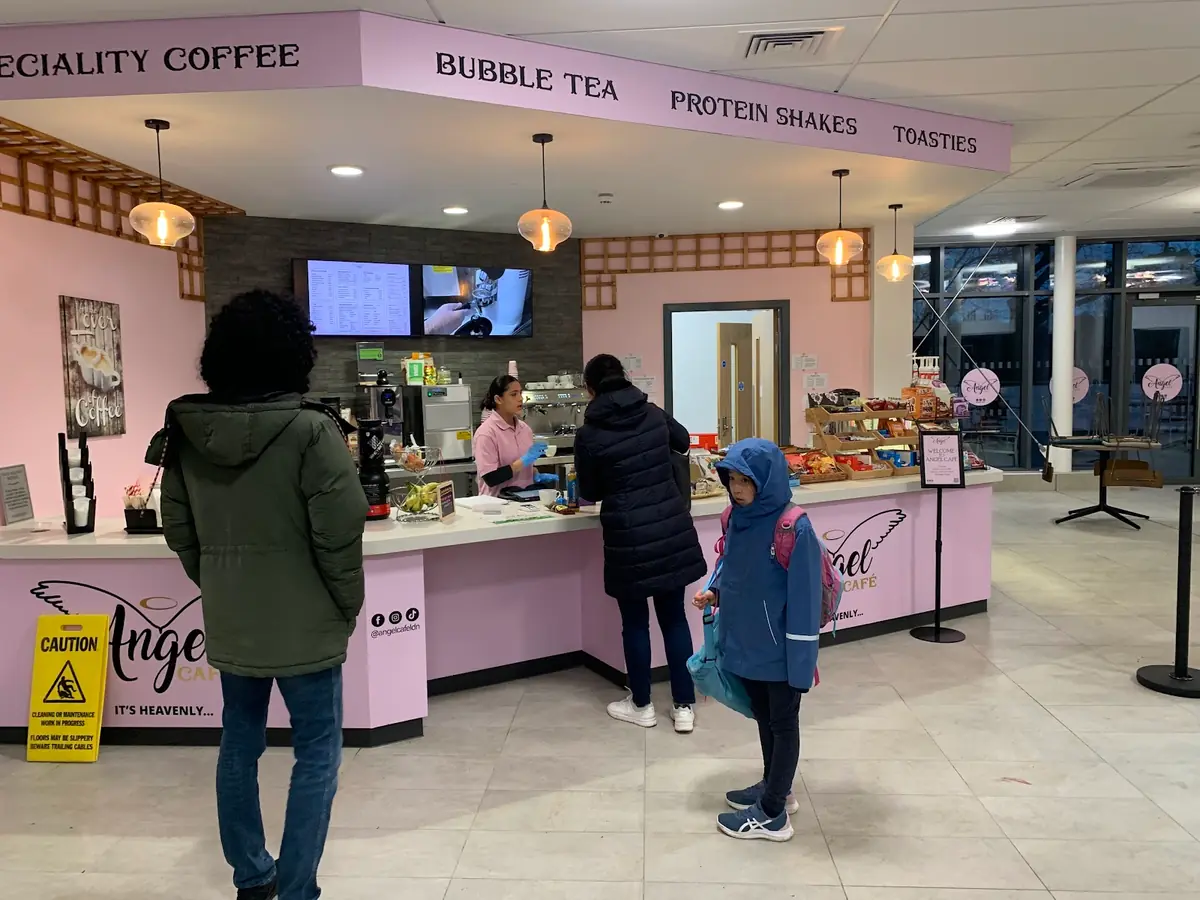 ANGEL CAFE Copthall | Best Bubble Tea, Milkshakes, Specialty Coffee, Heathly Drinks,Snacks.s — Coffee Shops in London