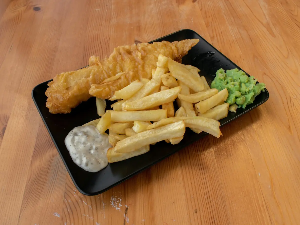 Inside Olympic Fish & Chips, London