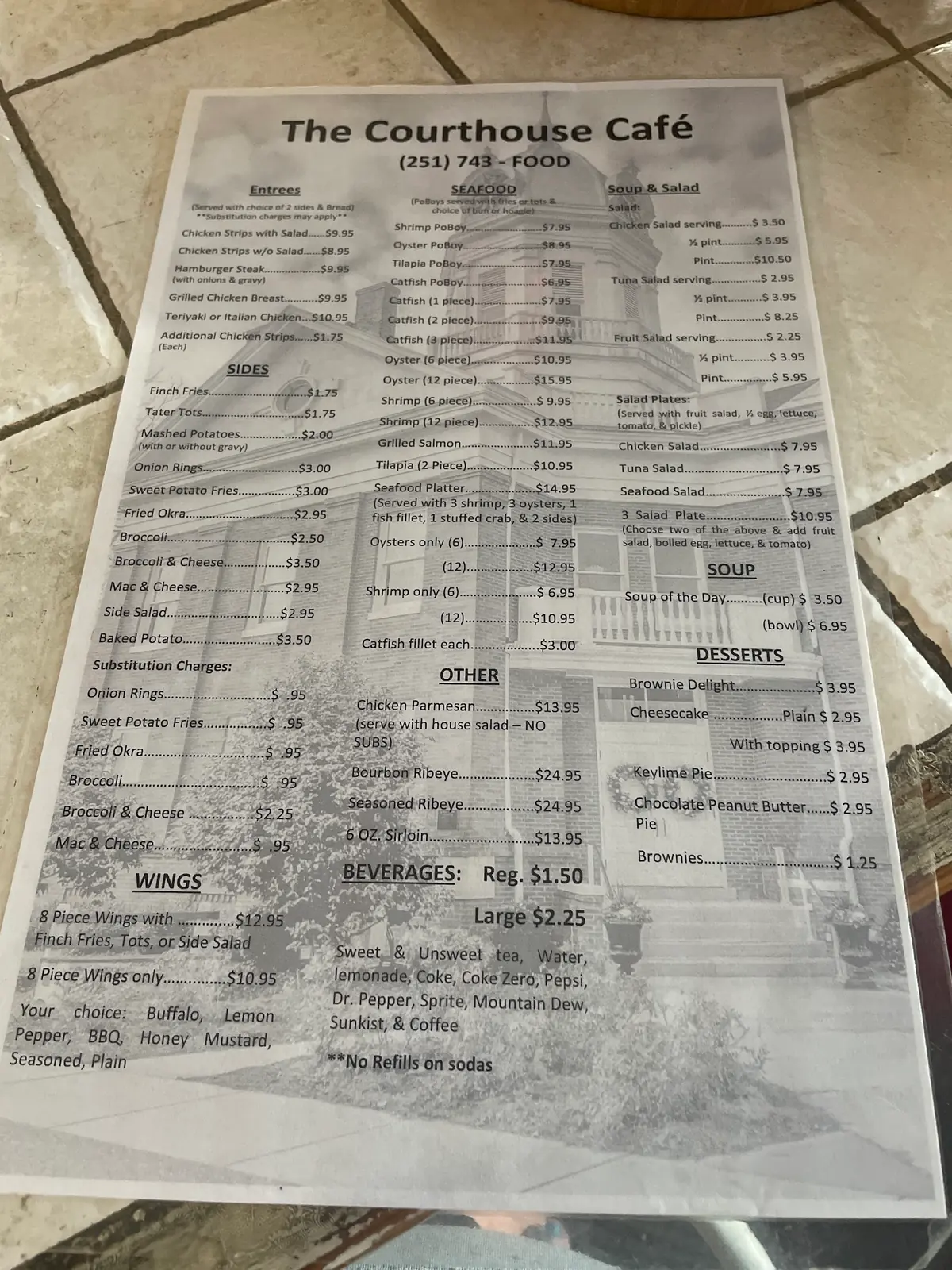 The Courthouse Cafe photo (photo 1 of 2)
