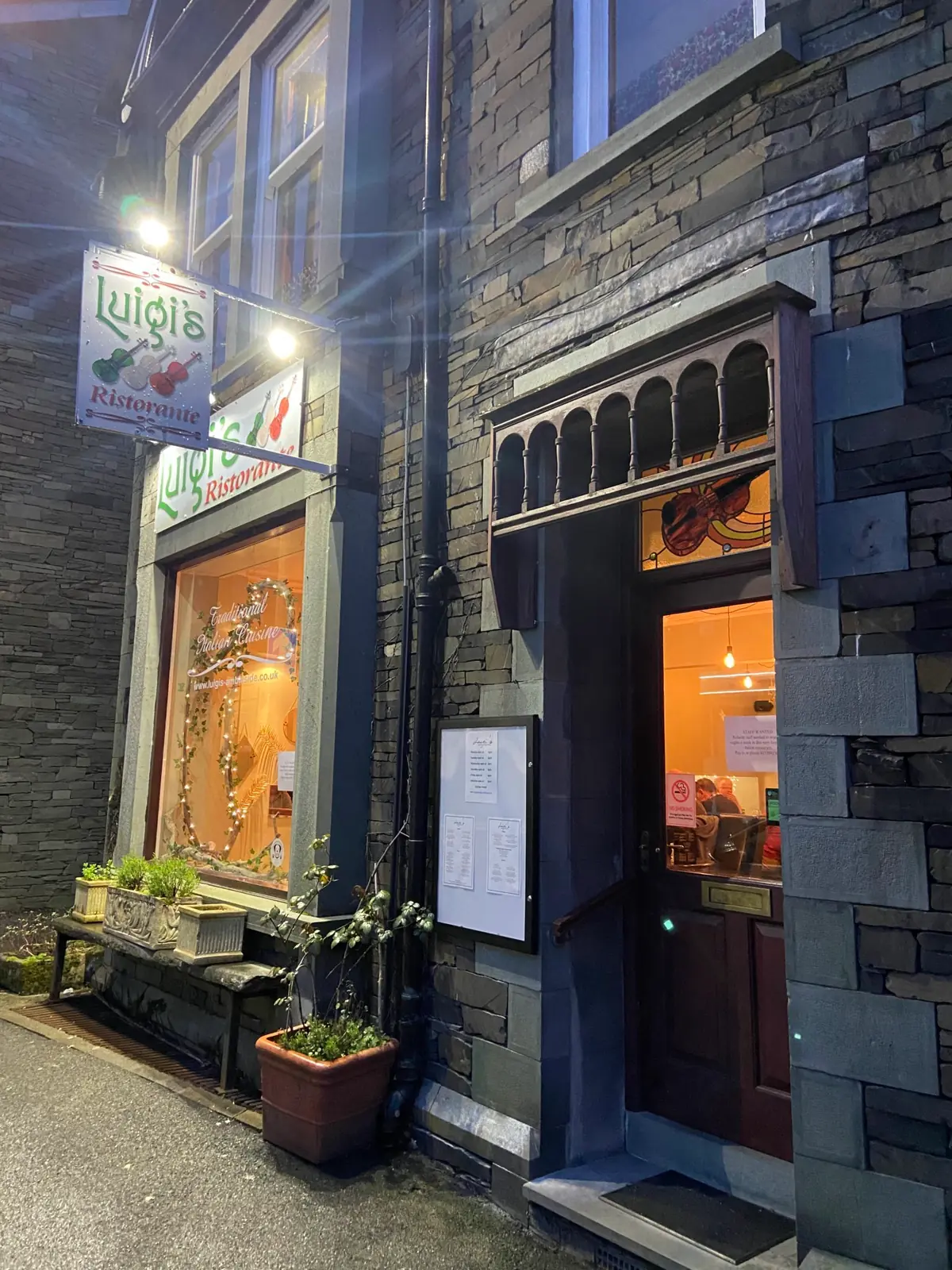 Luigi's — Italian restaurants in Ambleside