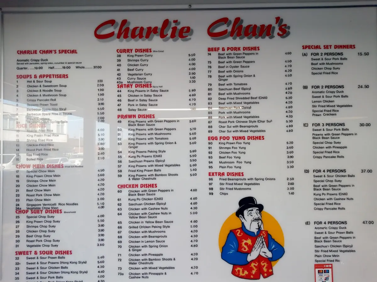 Charlie Chans — Chinese restaurants in Eastbourne