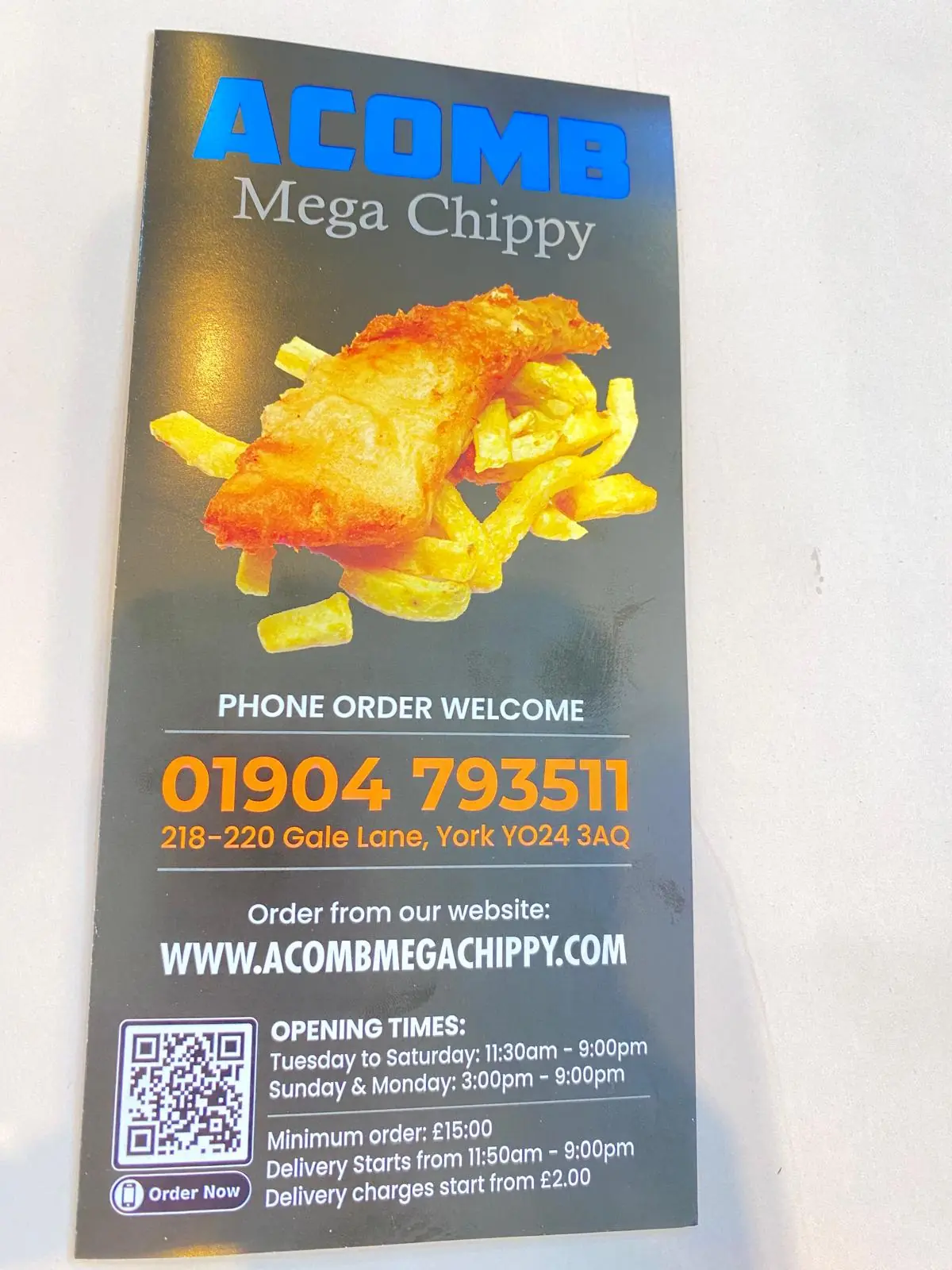 Acomb Mega Chippy Fisheries photo (photo 2 of 3)