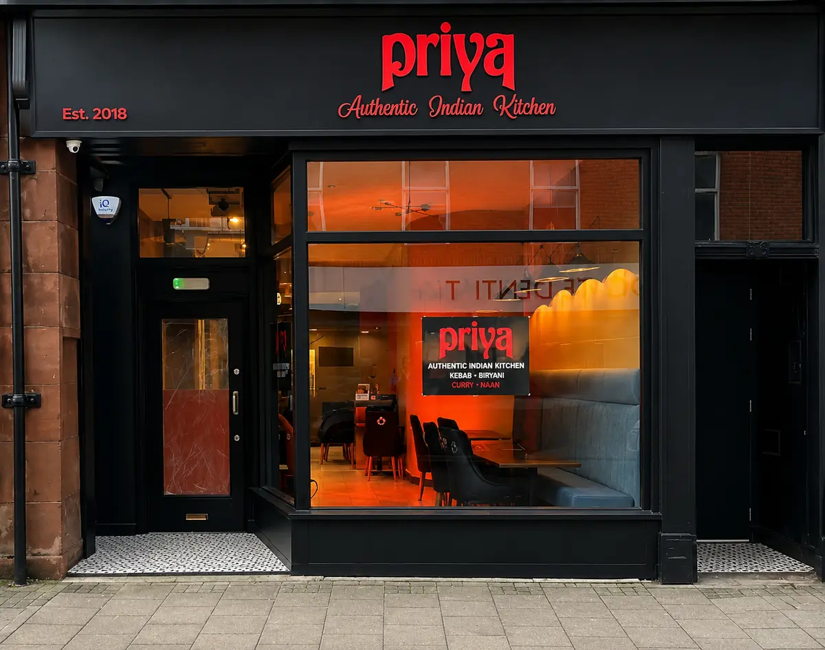 Inside Priya Authentic Indian Kitchen, Ayr