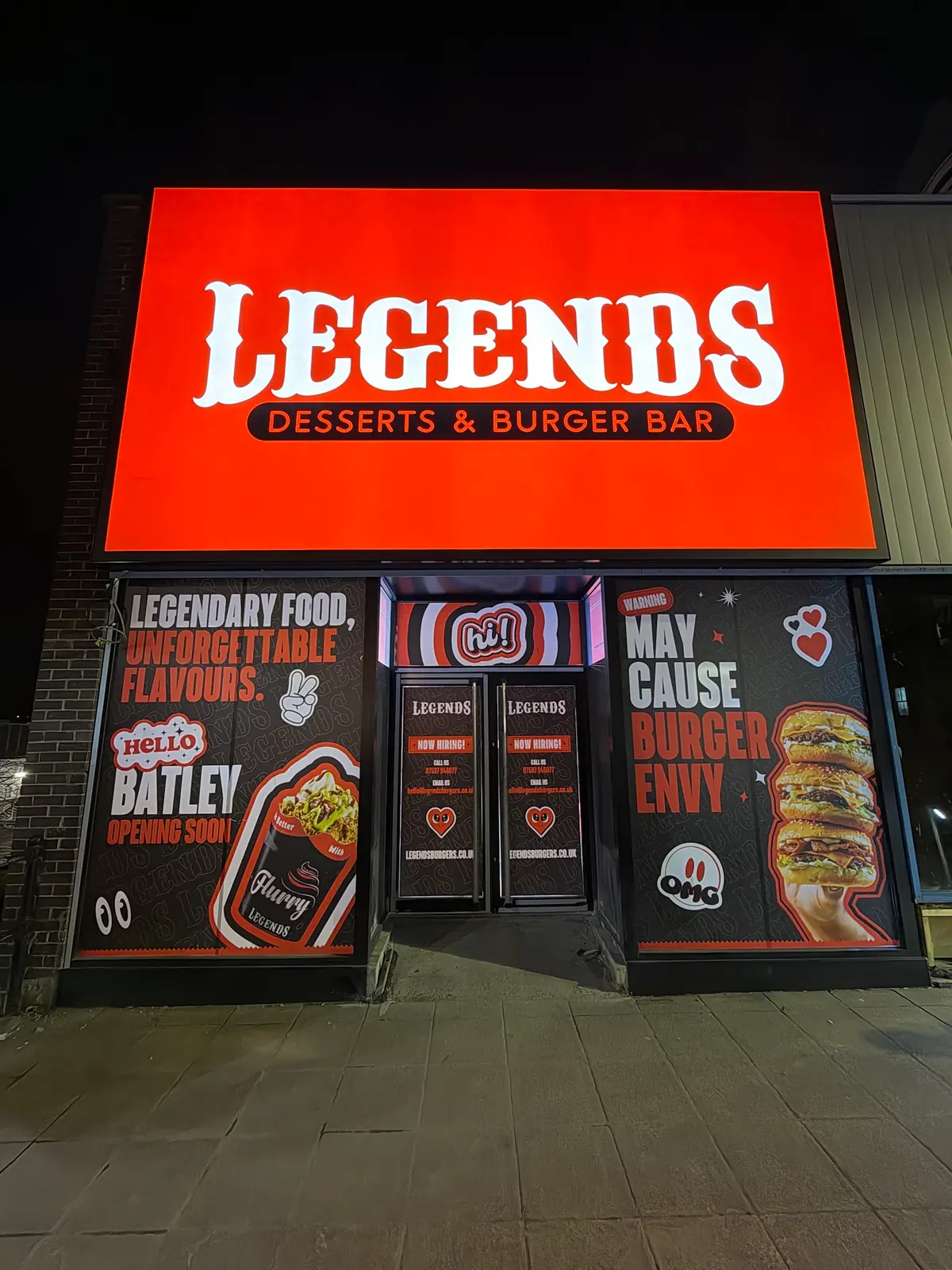 Legends Desserts & Burger Bar Batley photo (photo 1 of 3)