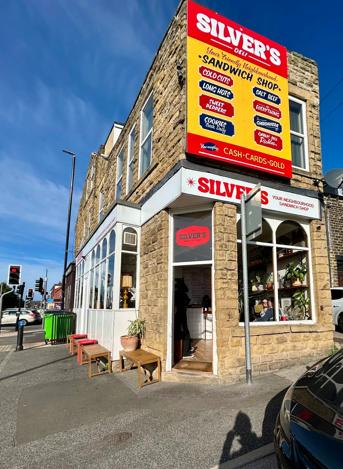 Inside Silver’s Deli, Leeds