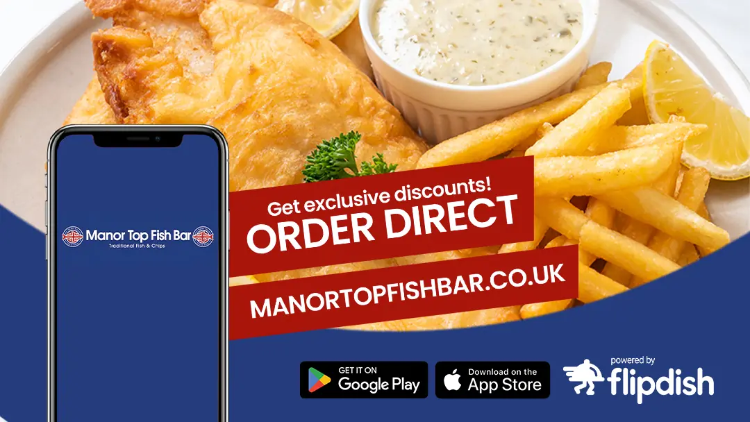 Inside Manor Top Fish Bar, Sheffield