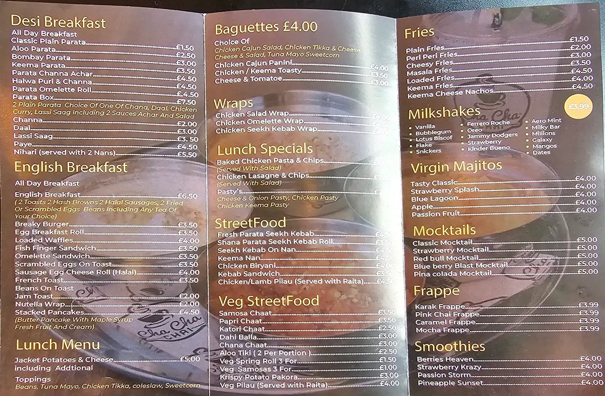 Cha Cha Chai walsall photo (photo 1 of 3)