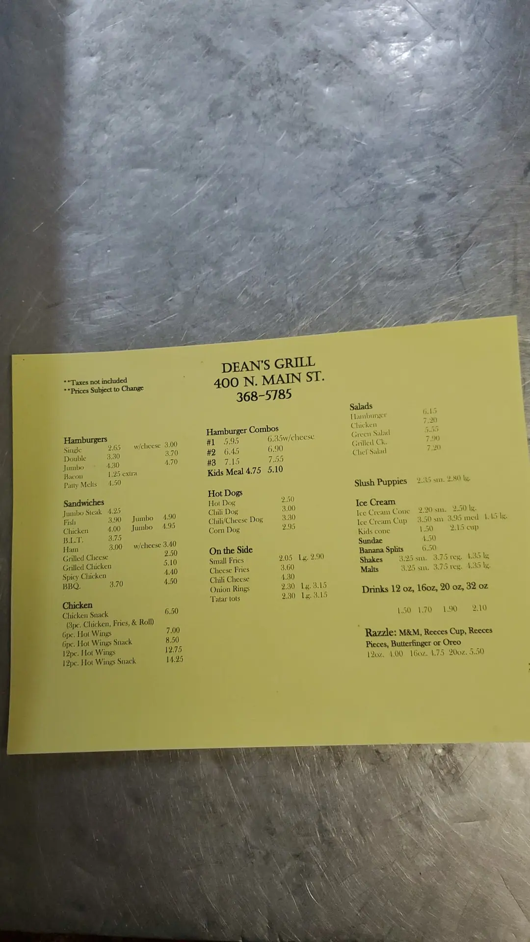 Dean's Grill photo (photo 1 of 2)