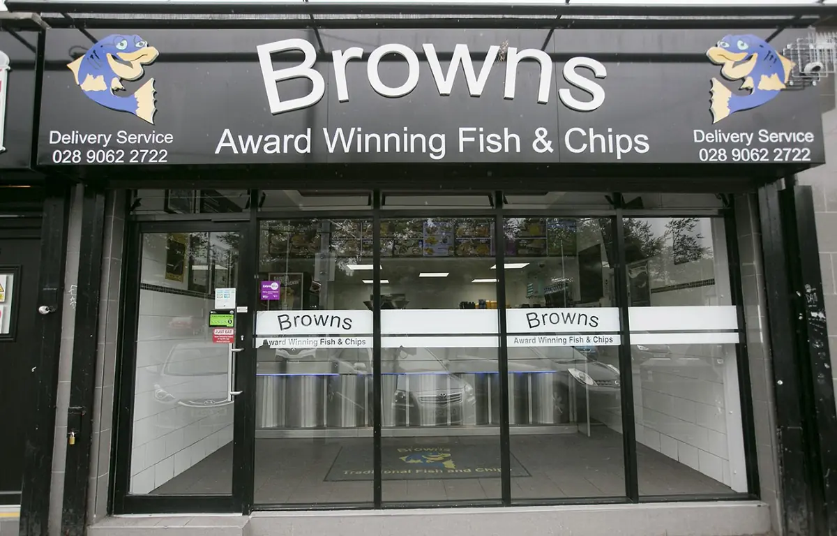 Browns Award Winning Fish & Chips — Restaurants in Belfast