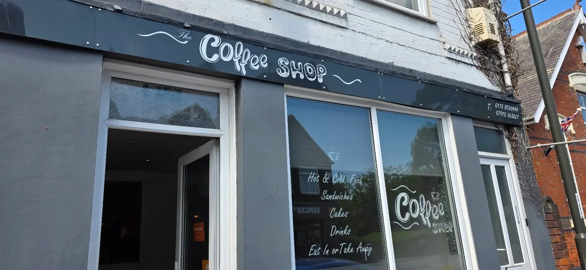 Inside The coffee shop, Nottingham