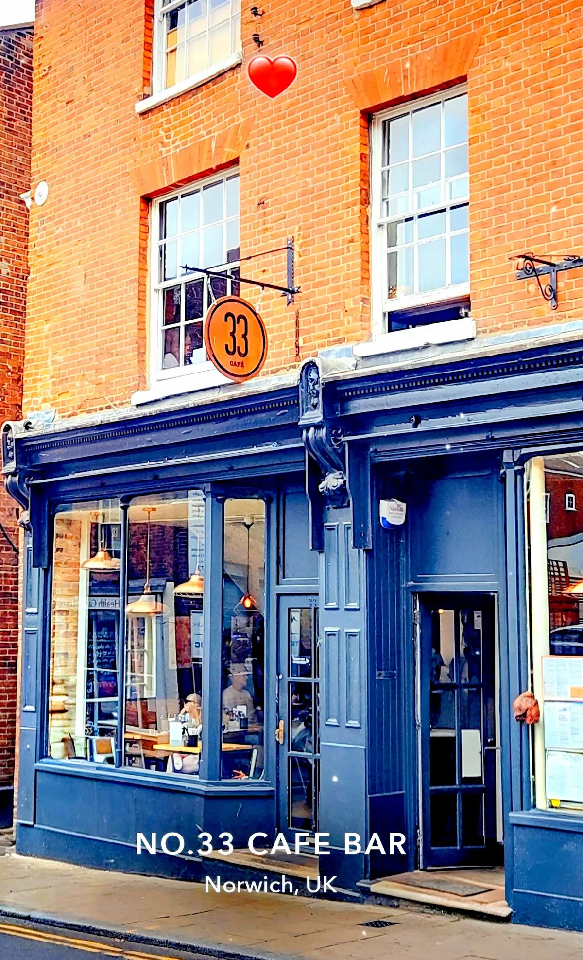 No33 Exchange Street — Cafes in Norwich