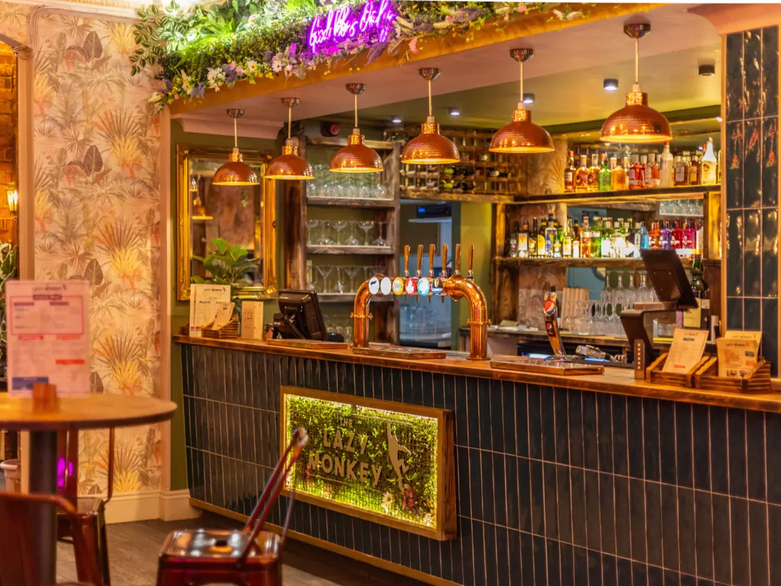 Inside The Lazy Monkey Bar & Kitchen, Coventry