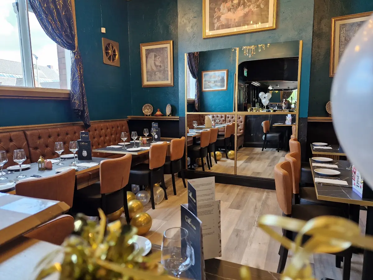 Inside Morano Mediterranean restaurant, Chester Le Street