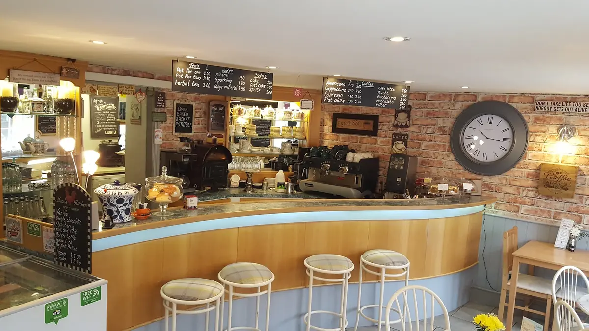 Inside Cocoa Tree Cafe, York