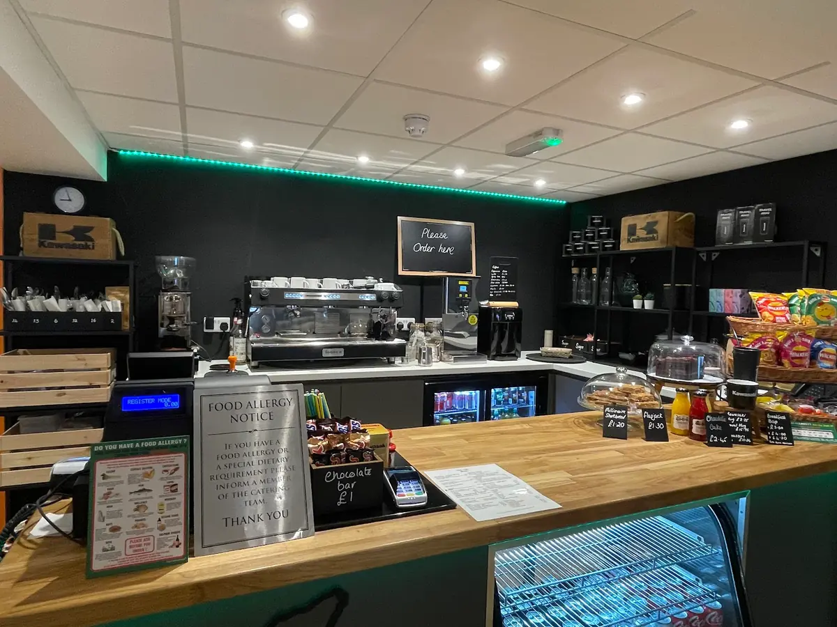 The Cafe at Bournemouth Kawasaki