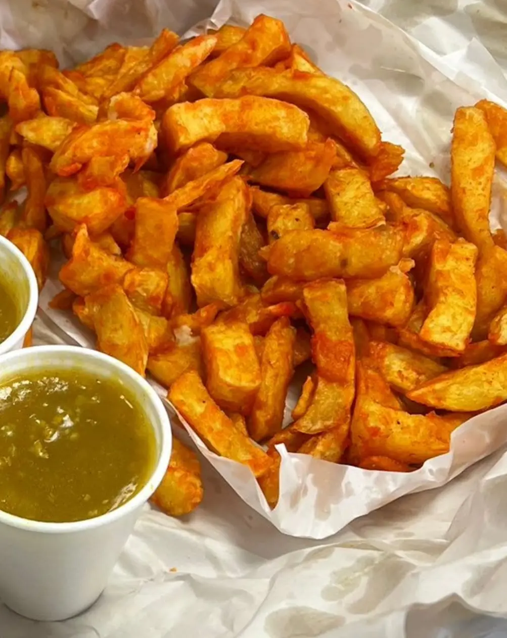 Inside Village Chippy, Walsall