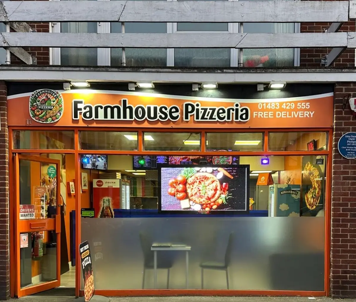 Farmhouse Pizzeria — Pizza restaurants in Godalming