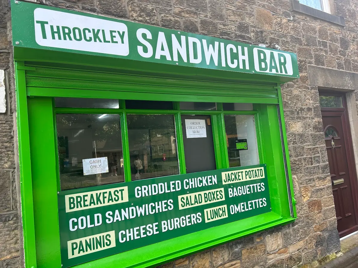 Inside Throckley Sandwich Bar, Newcastle Upon Tyne
