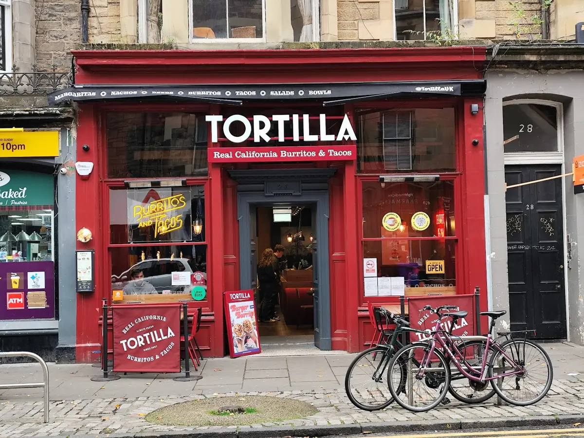 Tortilla Edinburgh Forrest Road — Mexican restaurants in Edinburgh
