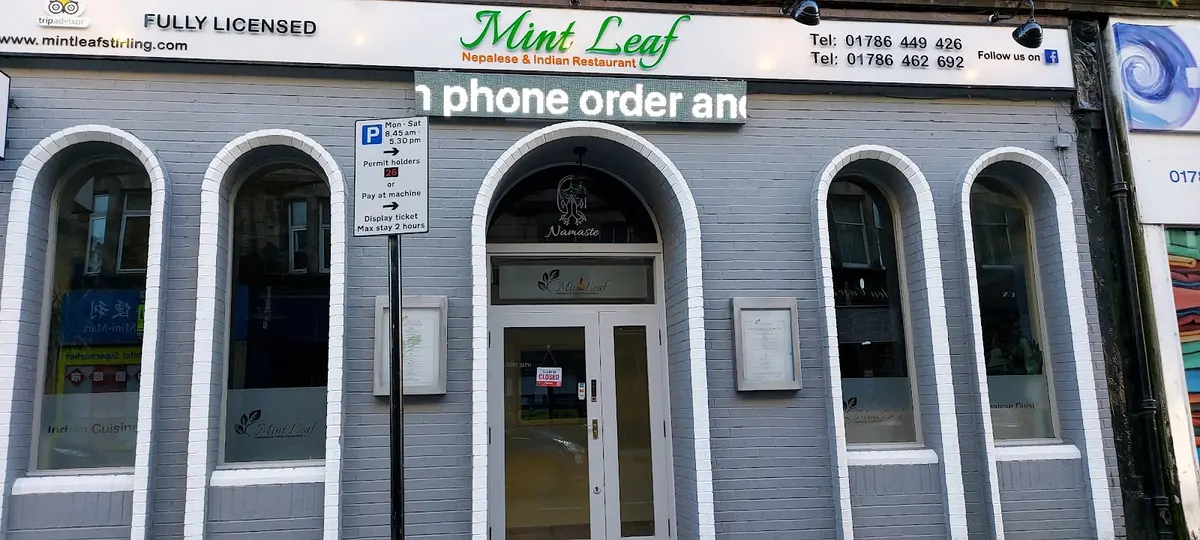 Mint leaf Nepalese and indian restaurant — Indian restaurants in Stirling