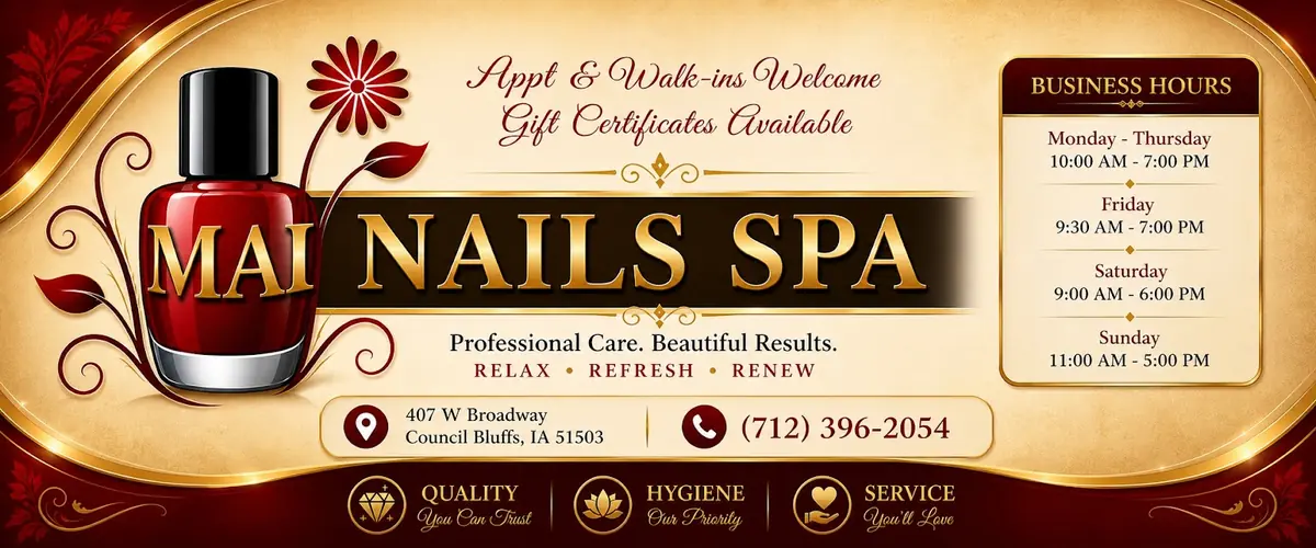 Mai Nails Spa — Nail Salons in Council Bluffs
