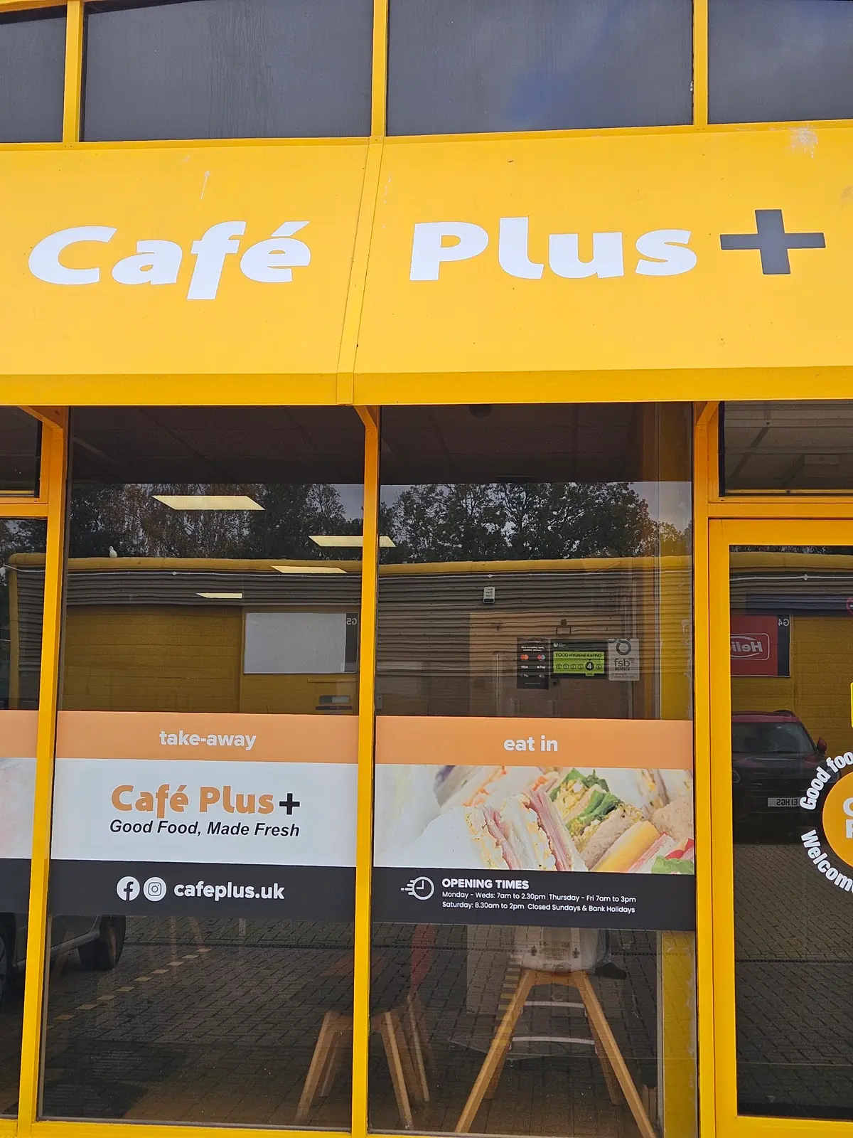 Inside Café Plus Severalls Business Park, Colchester