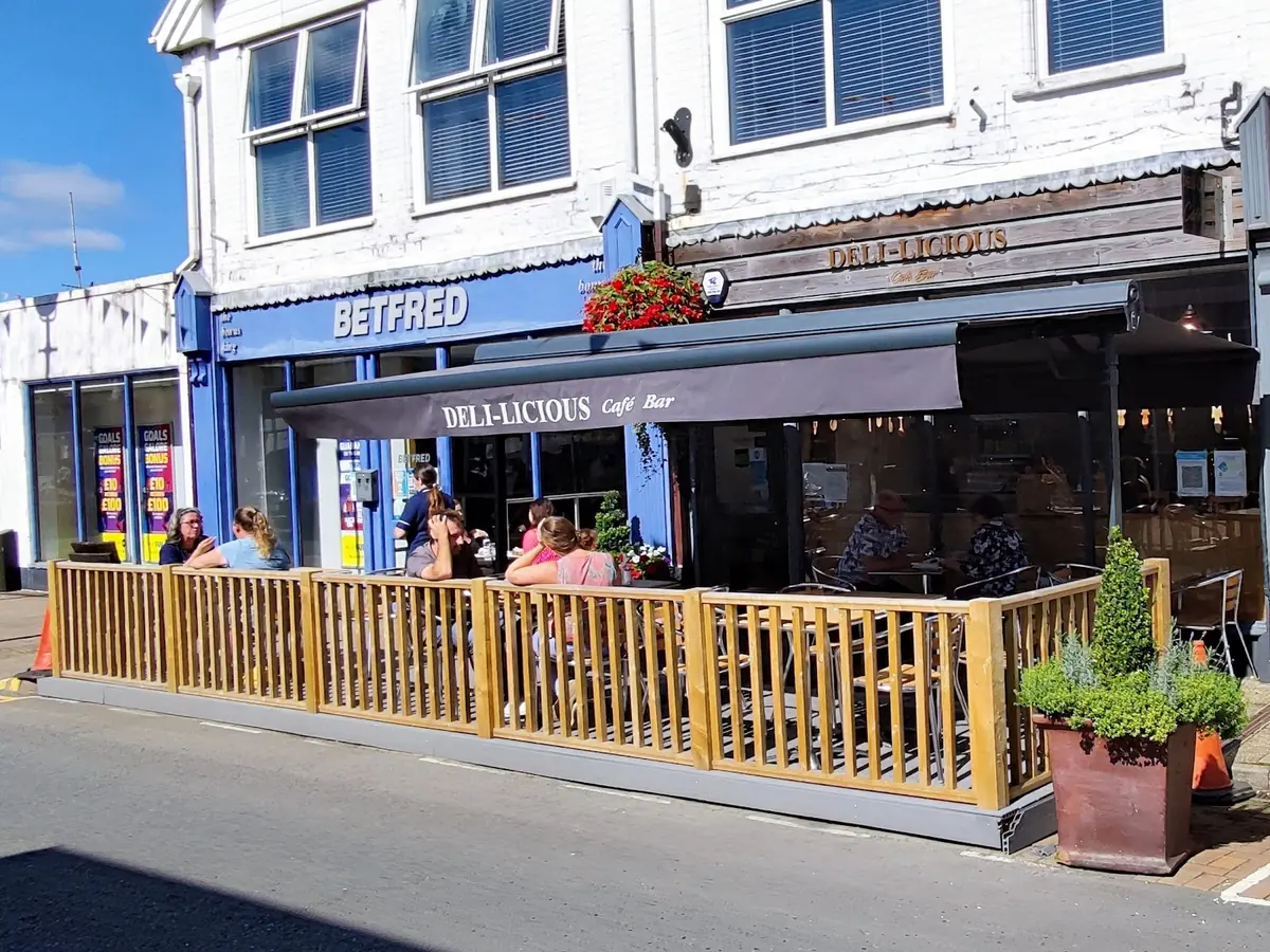 Inside Deli Licious, Swansea