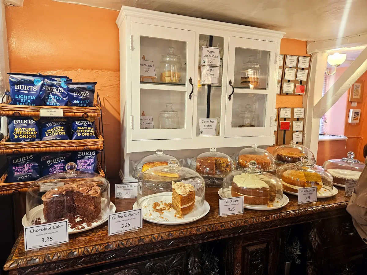 Inside Periwinkle Cottage Tea Room, Minehead