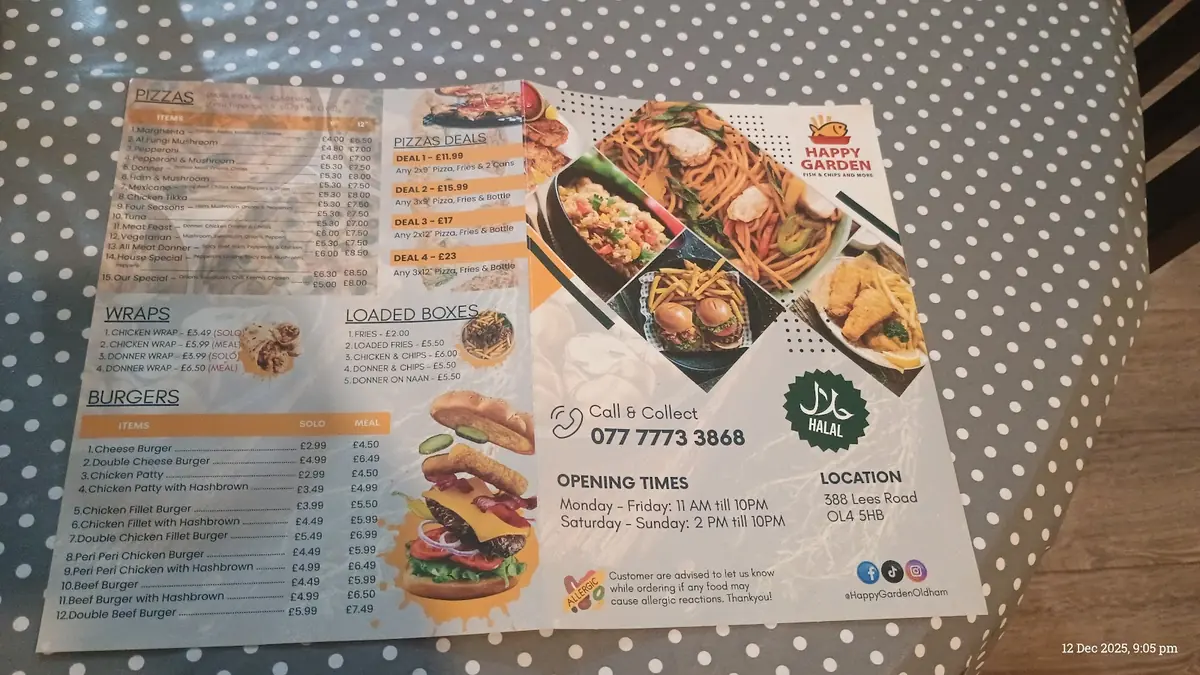 Happy Garden Oldham — Chinese restaurants in Oldham