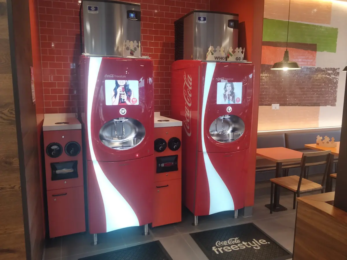 Inside Burger King, Llanelli