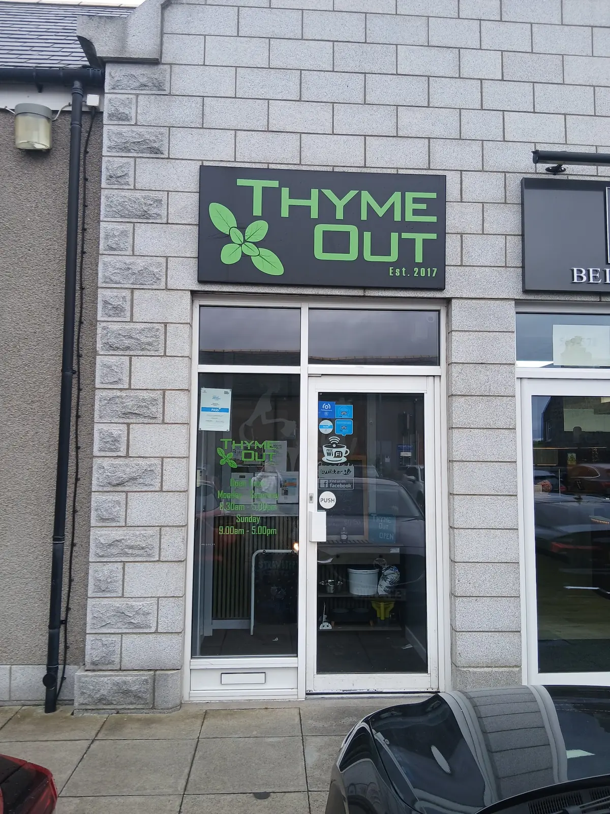Thyme Out — Cafes in Aberdeen