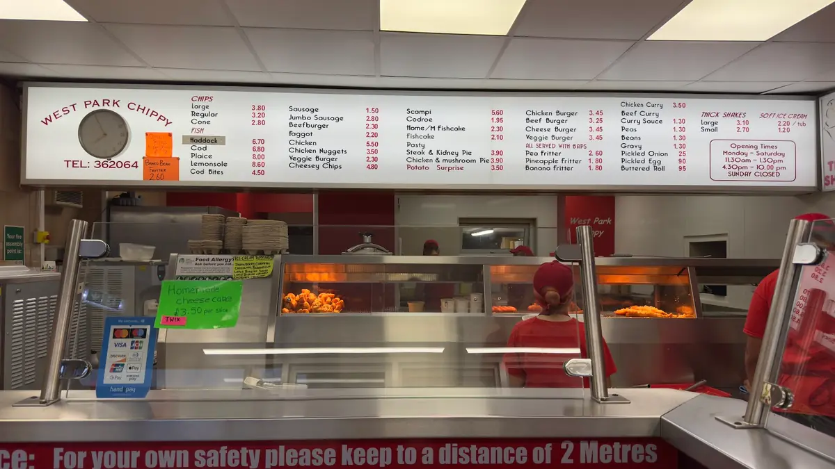 West Park Chippy — Restaurants in Plymouth