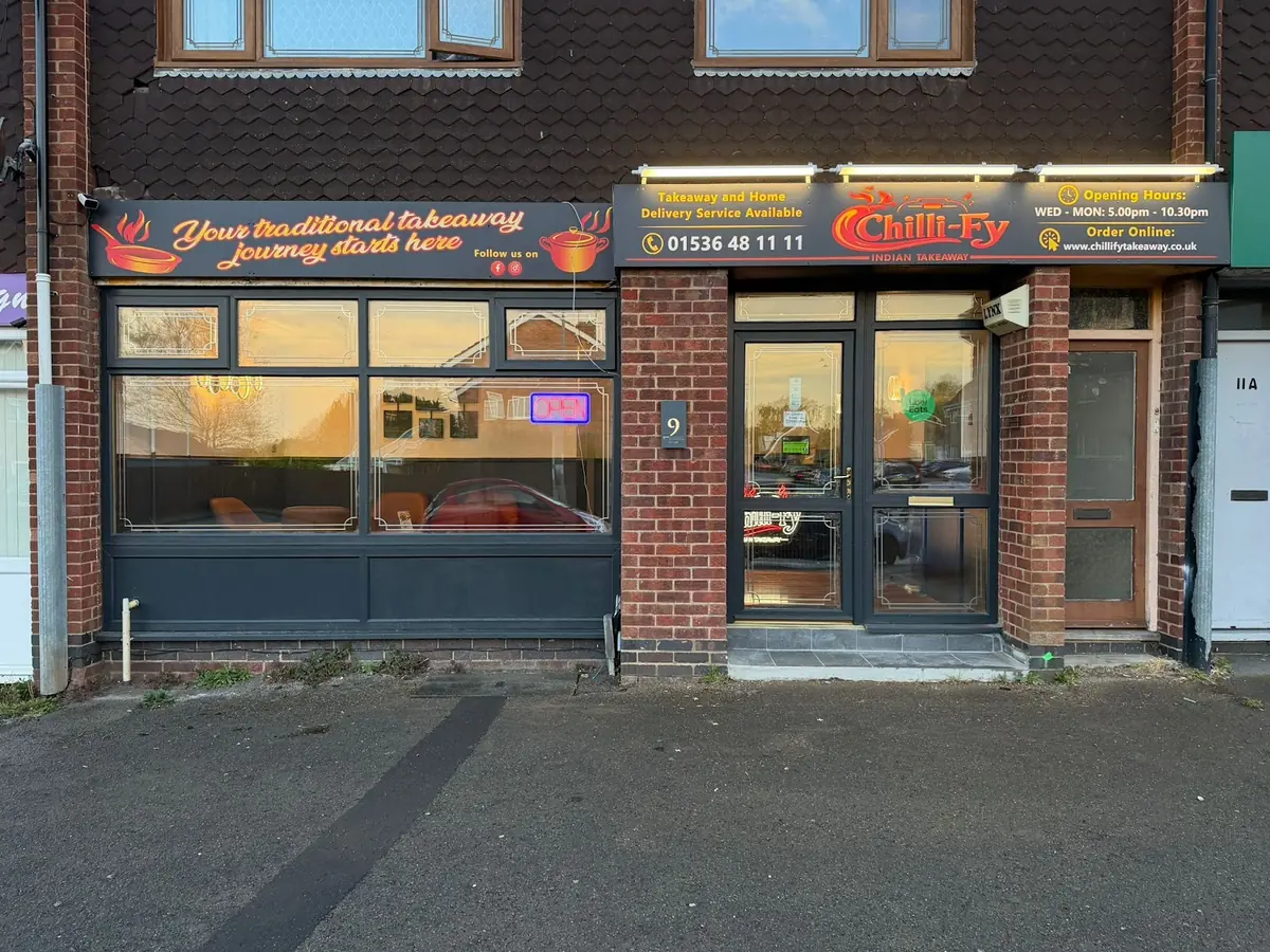 Inside Chilli-Fy Indian Takeaway, Kettering