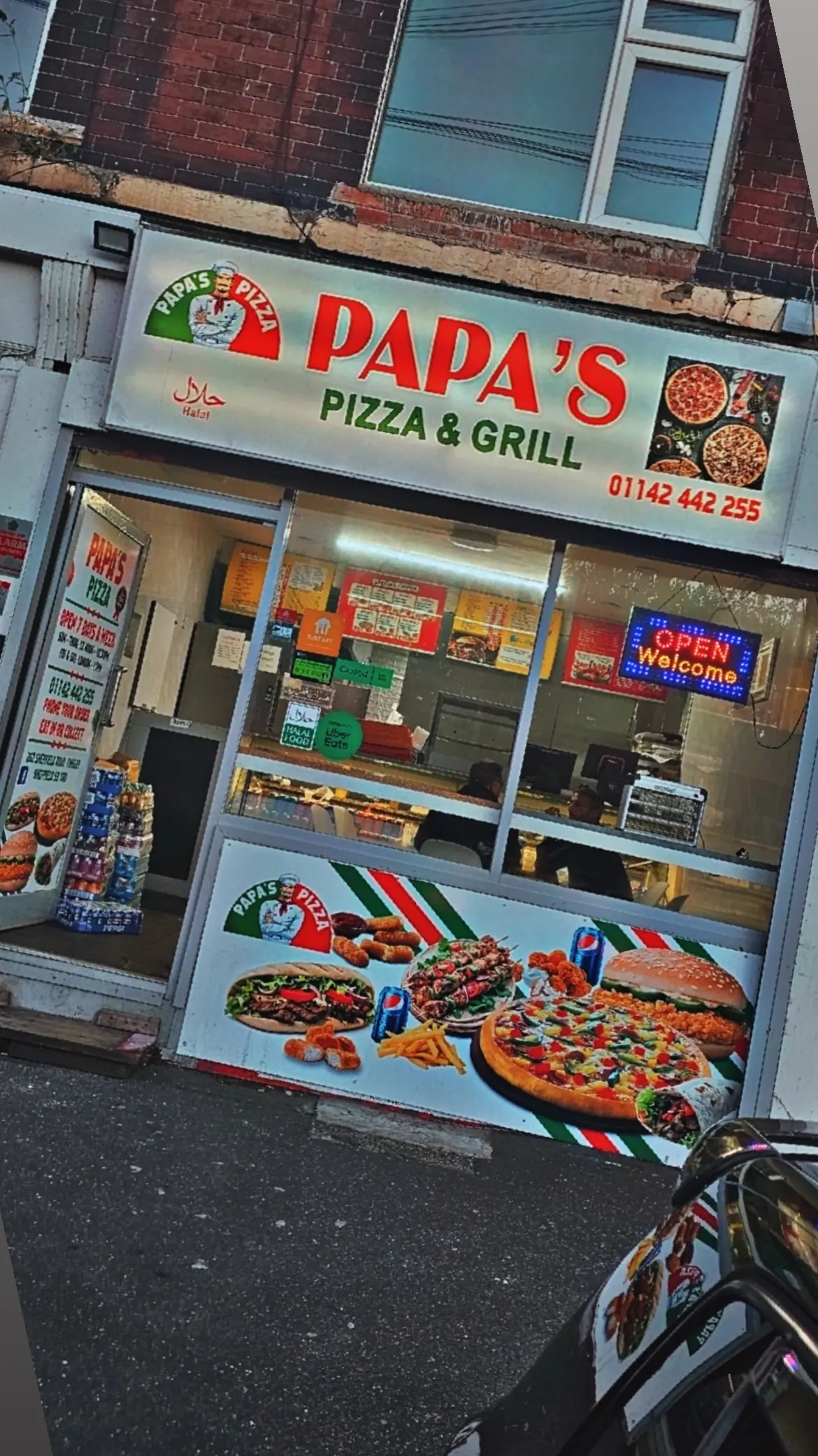Papa's pizza & grill — Restaurants in Sheffield