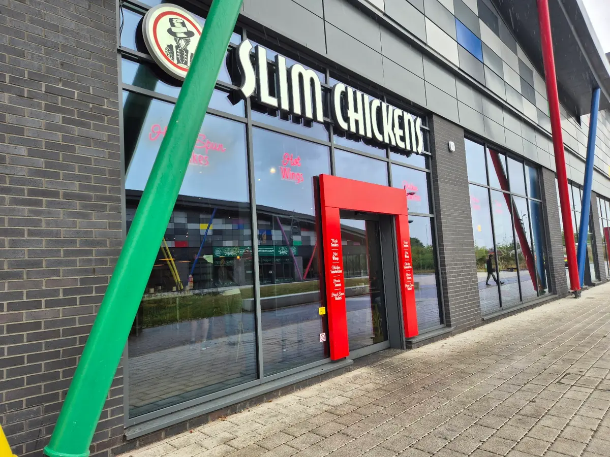 Inside Slim Chickens, Colchester