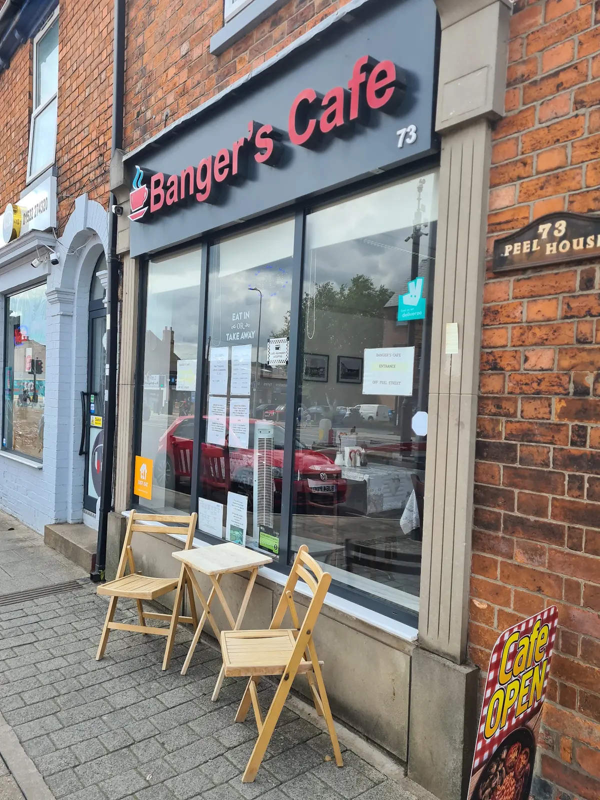 Inside Banger's Cafe, Lincoln