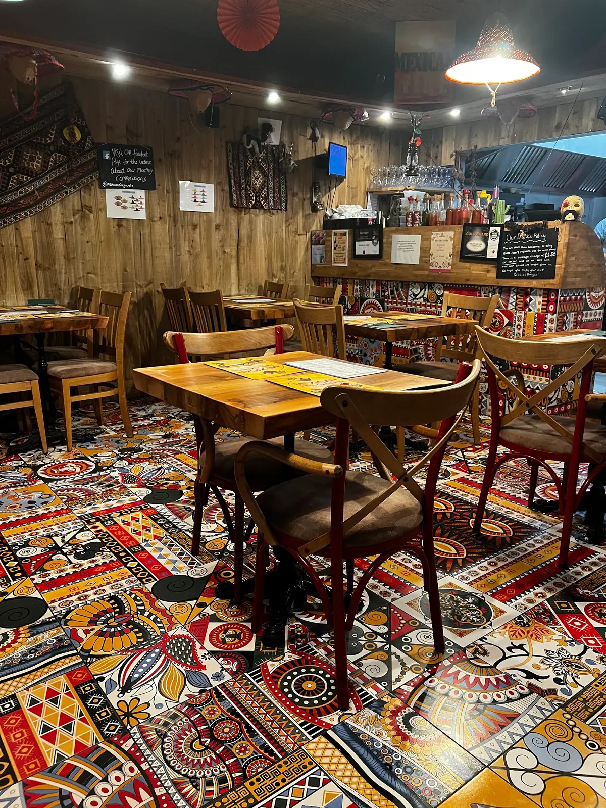 Inside Mexican Fire Garden, Kettering