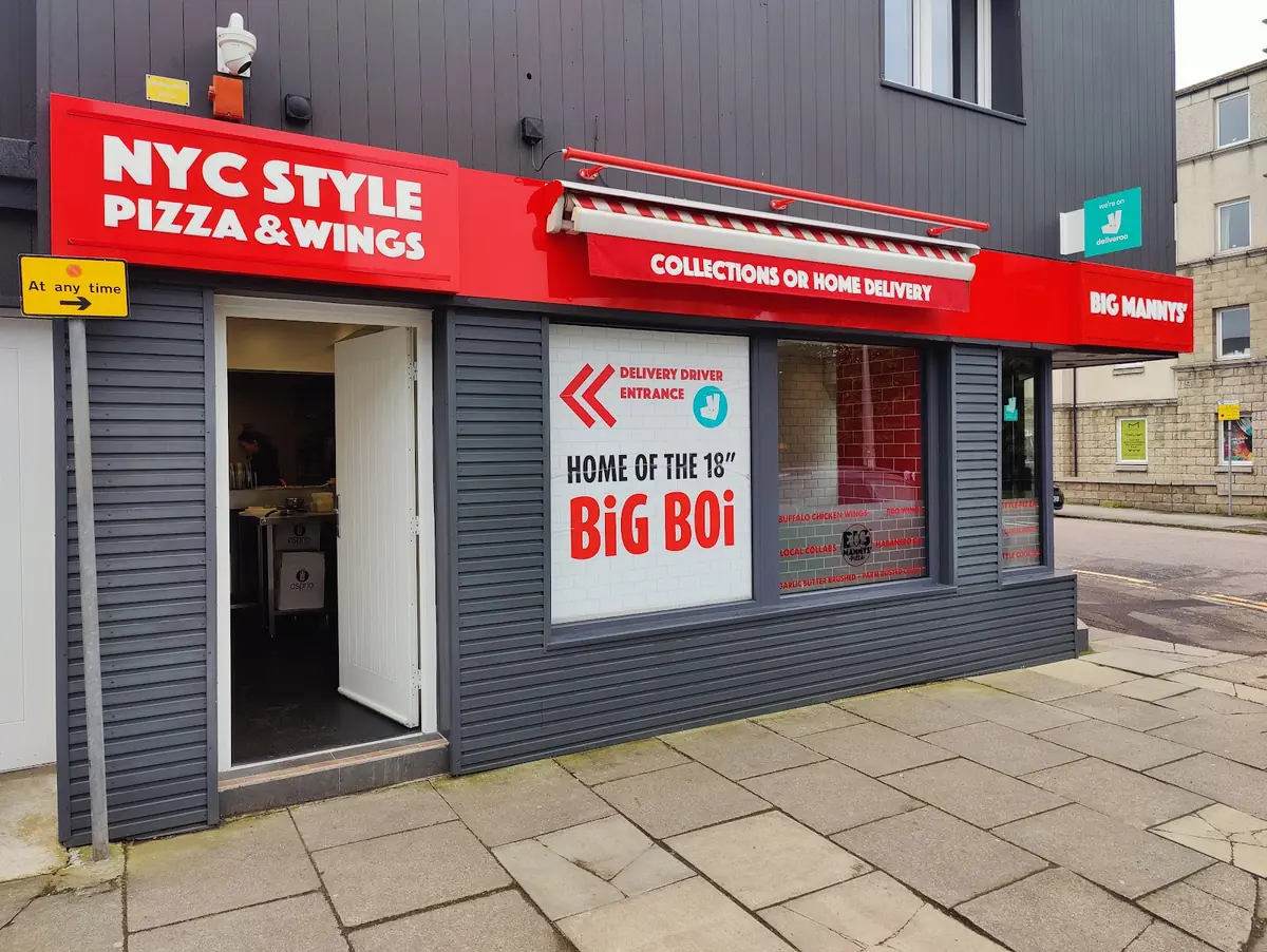 Big Mannys' Pizza, Pittodrie — Pizza restaurants in Aberdeen