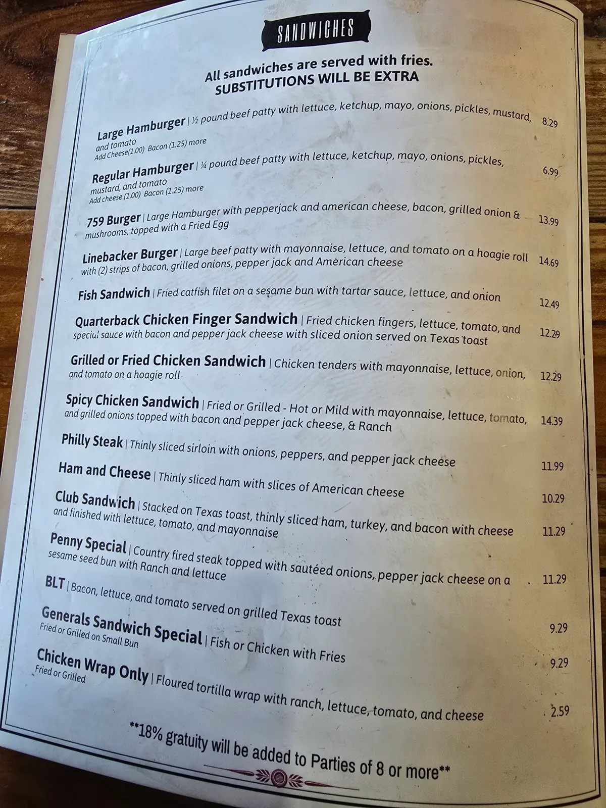 General's Cafe photo (photo 1 of 3)