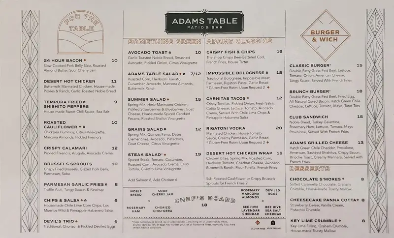 Adams Table photo (photo 1 of 3)